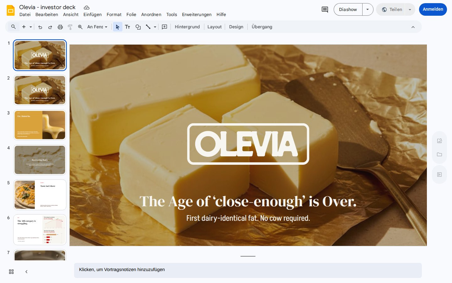 Olevia Investor Deck
